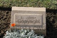 Ismailia War Memorial Cemetery - Lewis, Edwin